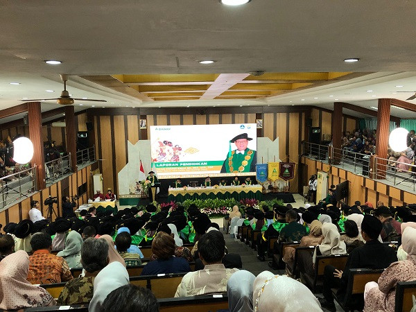 Prosesi wisuda lulusan Universitas Binawan