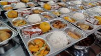 Salah satu menu makan bergizi gratis di sekolah.